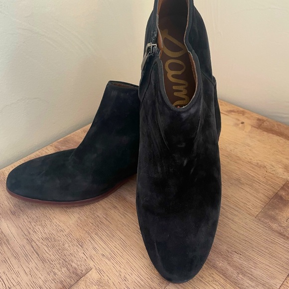 Sam Edelman Shoes - Sam Edelman Black Suede Ankle Boots